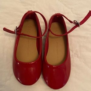 Gap red ballet flats